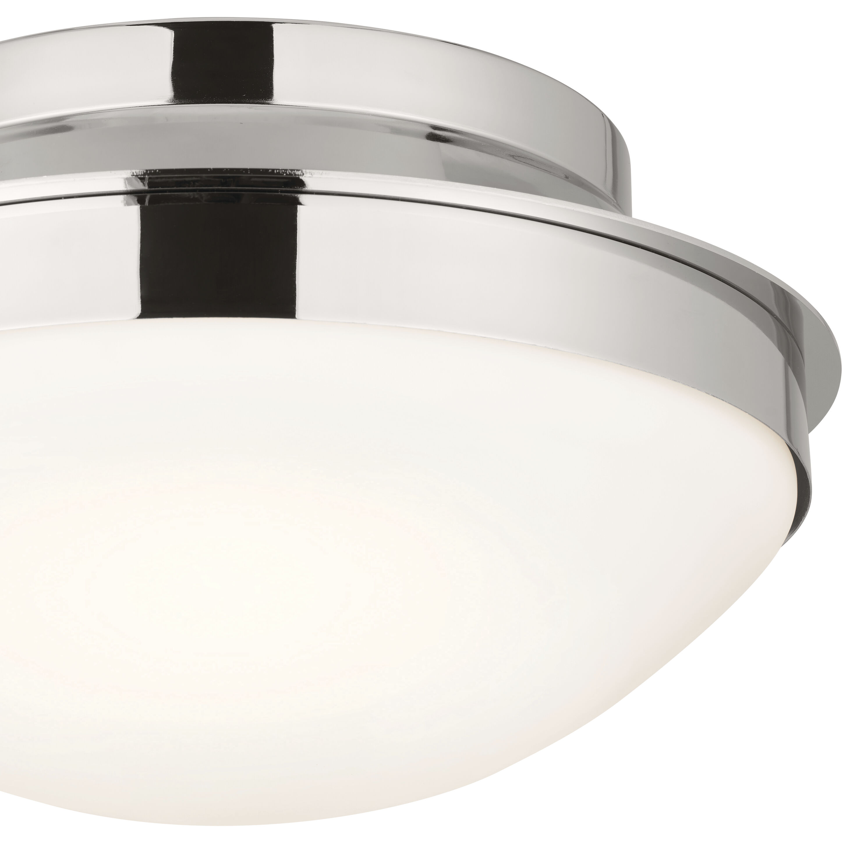 Bretta 2 Light 13.5 inch Polished Nickel Flush Mount Ceiling Light