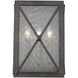 Brooklyn 3 Light 15 inch Oil-Rubbed Bronze Exterior Wall Mount