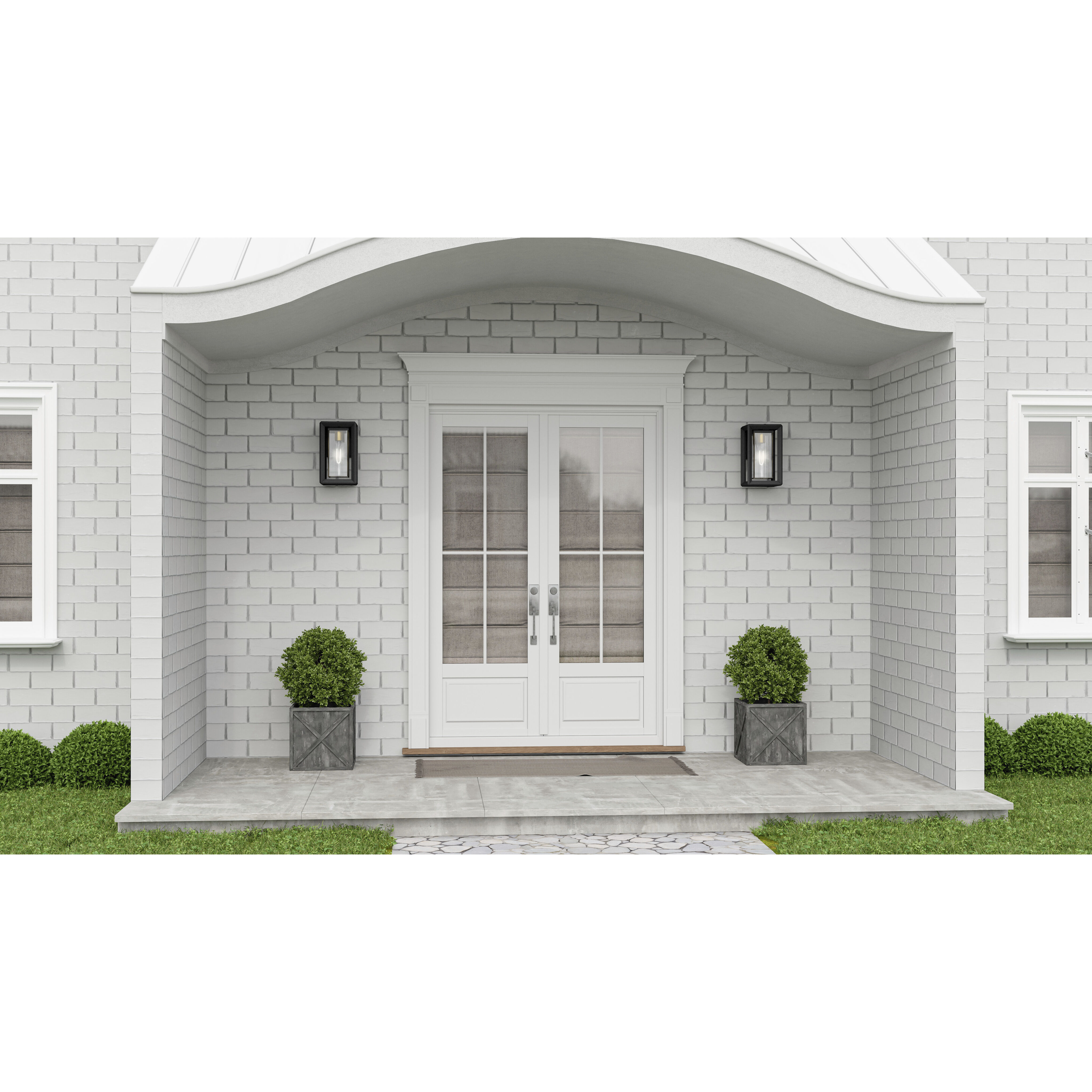 Infinger Outdoor Wall Lantern, Large