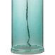 Glass Bottle 30 inch 150 watt Seafoam Green Table Lamp Portable Light in Incandescent, 3-Way