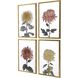 Florals Collection Green Framed Art