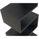 Laszlo Matte Black Bookcase
