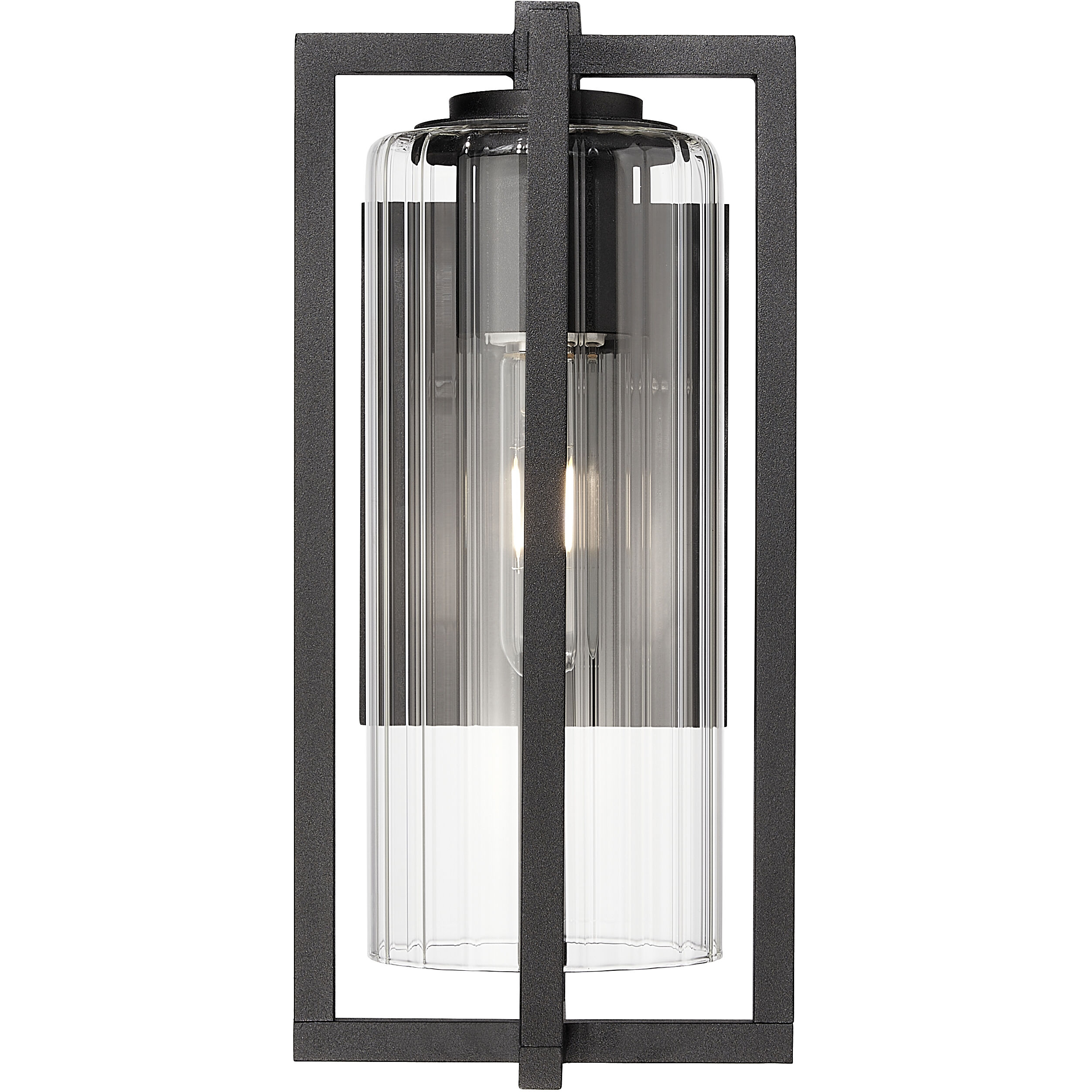Aura Outdoor Wall Light in Black, G9