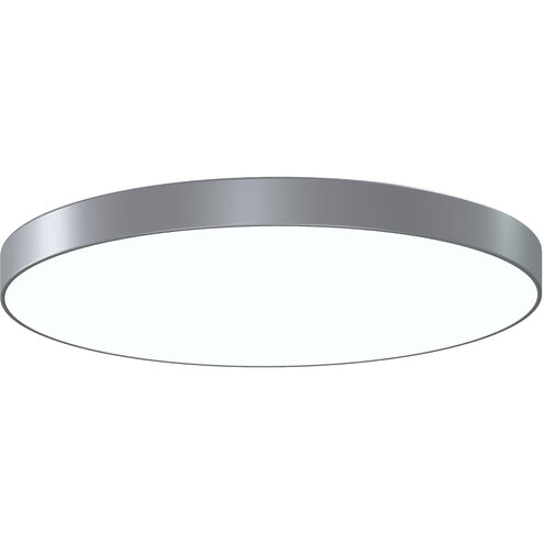 Pi LED 30 inch Bright Satin Aluminum Flush Mount Ceiling Light