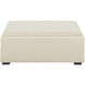 Montana 13.4 inch White Storage Ottoman