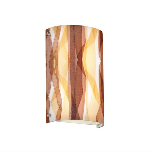 Finials 2 Light 8 inch Brushed Nickel ADA Wall Sconce Wall Light, Finials