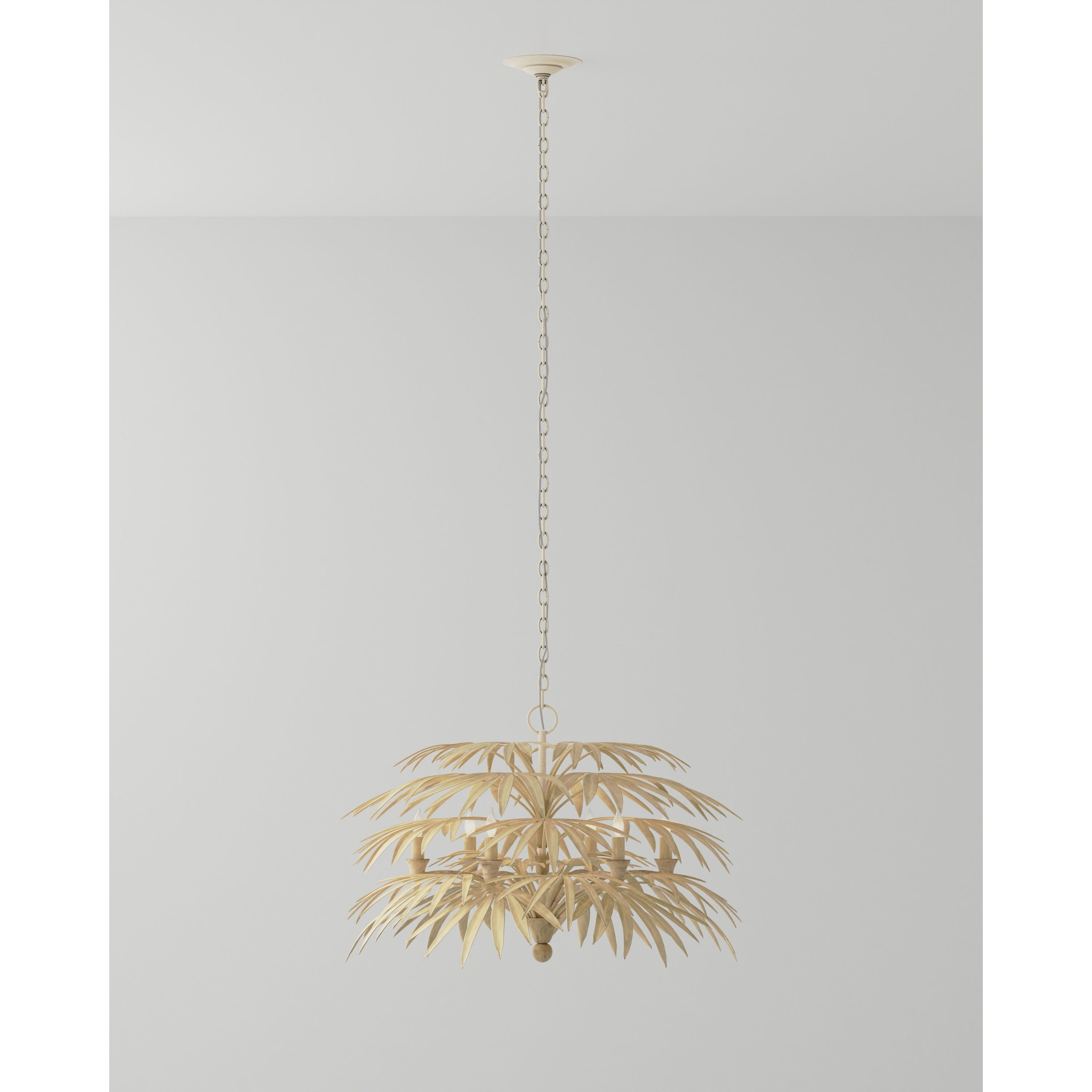 Calliope 5 Light 32 inch Coco Cream Chandelier Ceiling Light