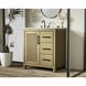 Alina 32 X 34 inch Linen Oak Bathroom Vanity Cabinet