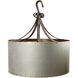 Hill Country 1 Light Zinc and Darkened Bronze Pendant Ceiling Light