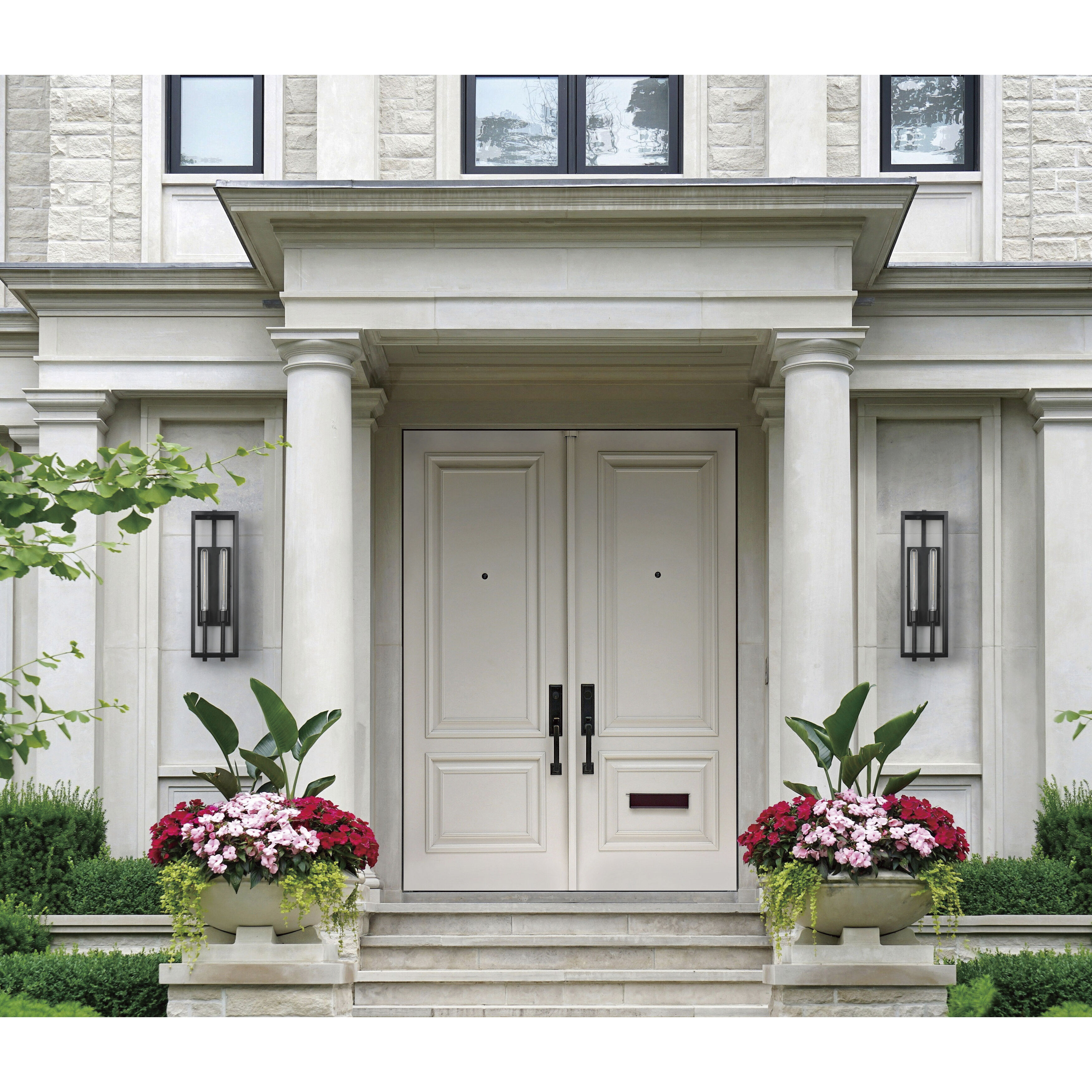 Catalina 2 Light 26 inch Dark Bronze Outdoor Wall Mount