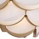 High Tide 3 Light 21.88 inch French Gold Vanity Light Wall Light