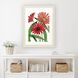 Florals Collection Red Framed Art