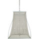 Harrison 9 Light 26 inch Satin Pewter/Polished Nickel Foyer Chandelier Ceiling Light