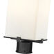 Sana 2 Light 20.25 inch Black Outdoor Post Mount Fixture