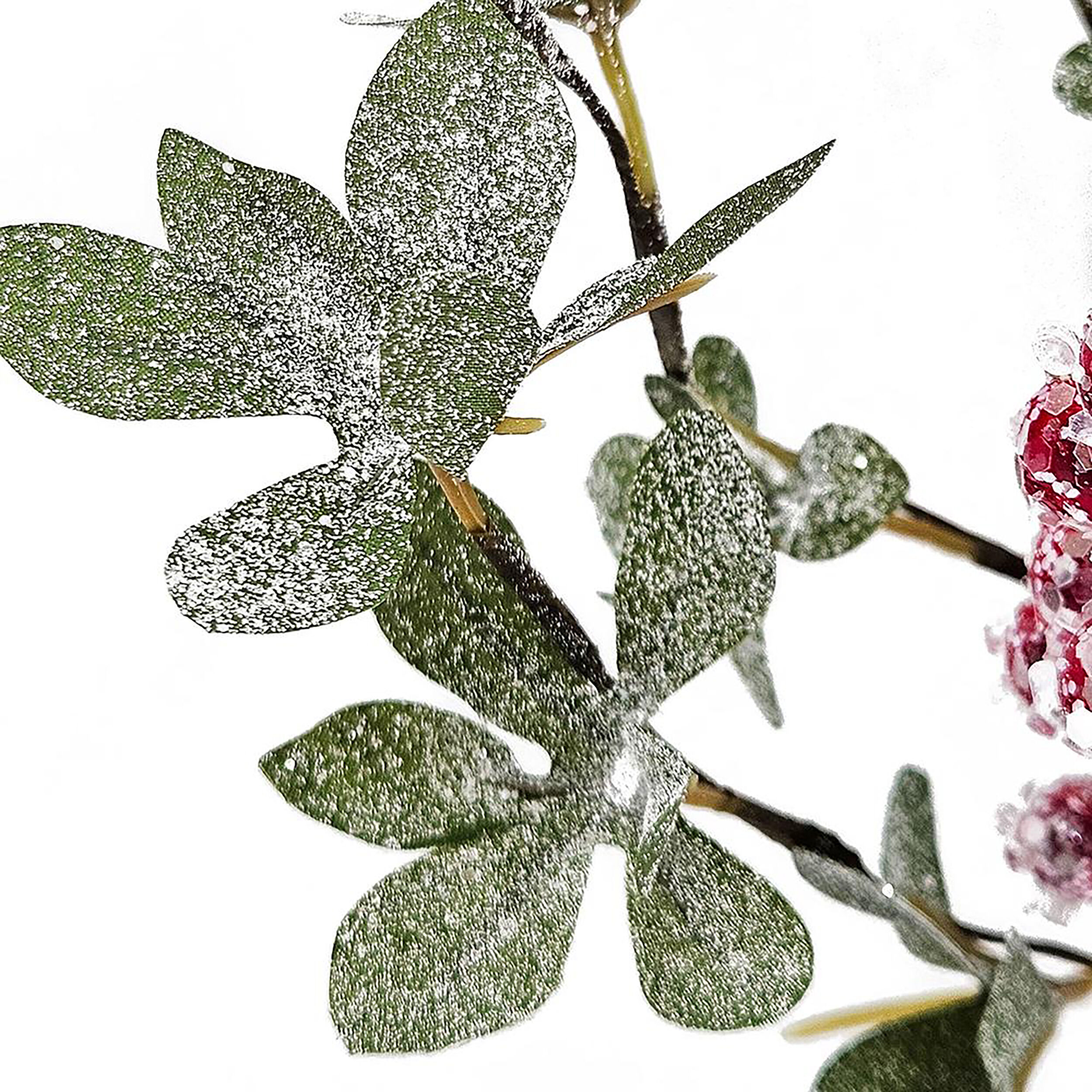 Anita Green and Red Faux Spray