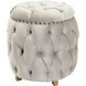 Amana 18.5 inch Taupe Ottoman