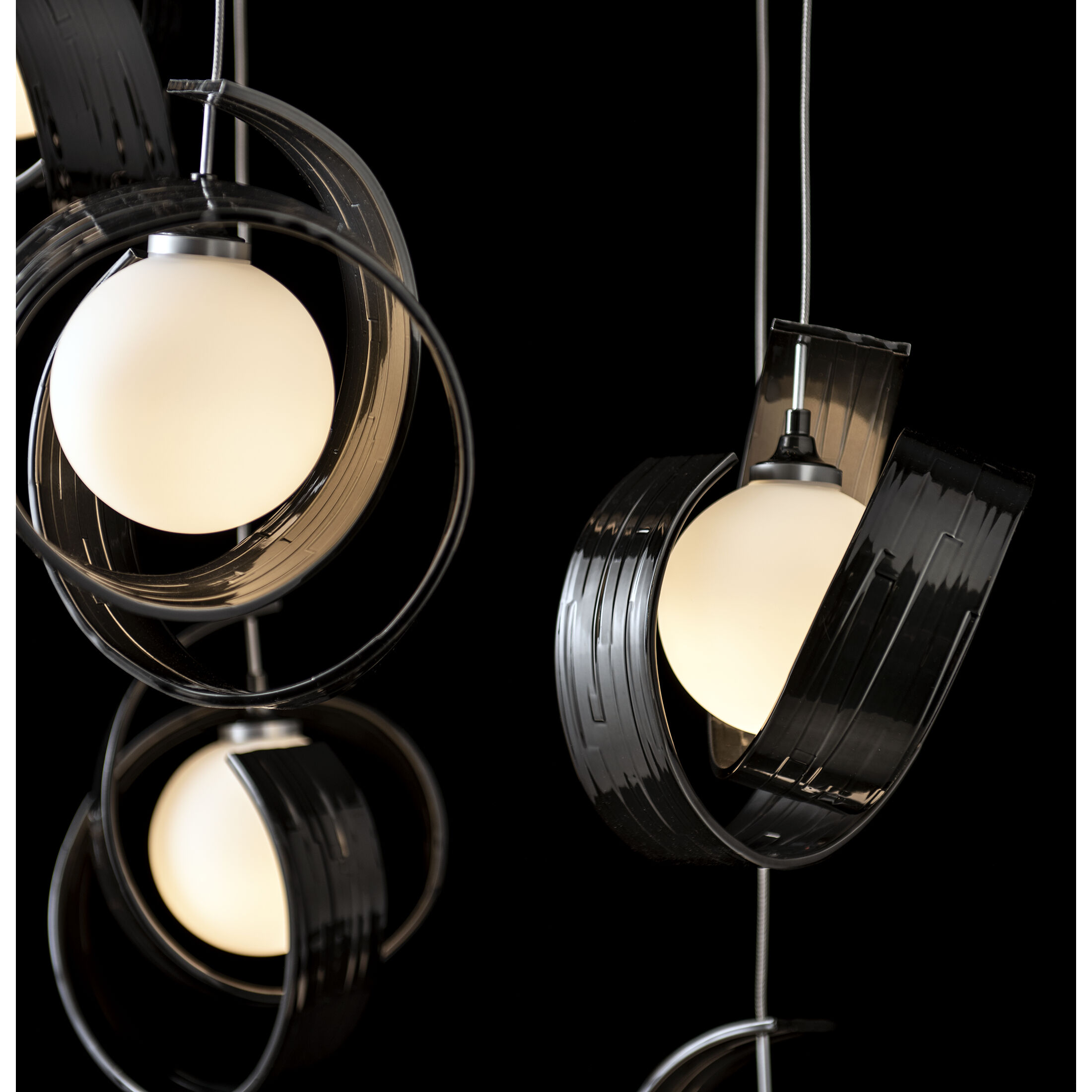 Riza 9 Light 21.1 inch Ink Pendant Ceiling Light
