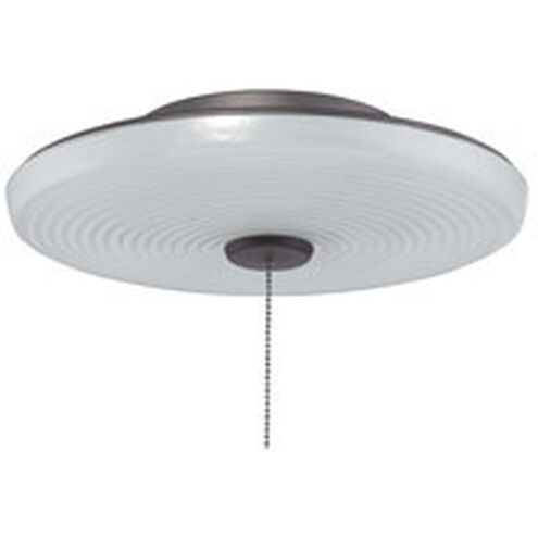 Elegance LED Brushed Polished Nickel Fan Bowl Light Kit, Universal Mount