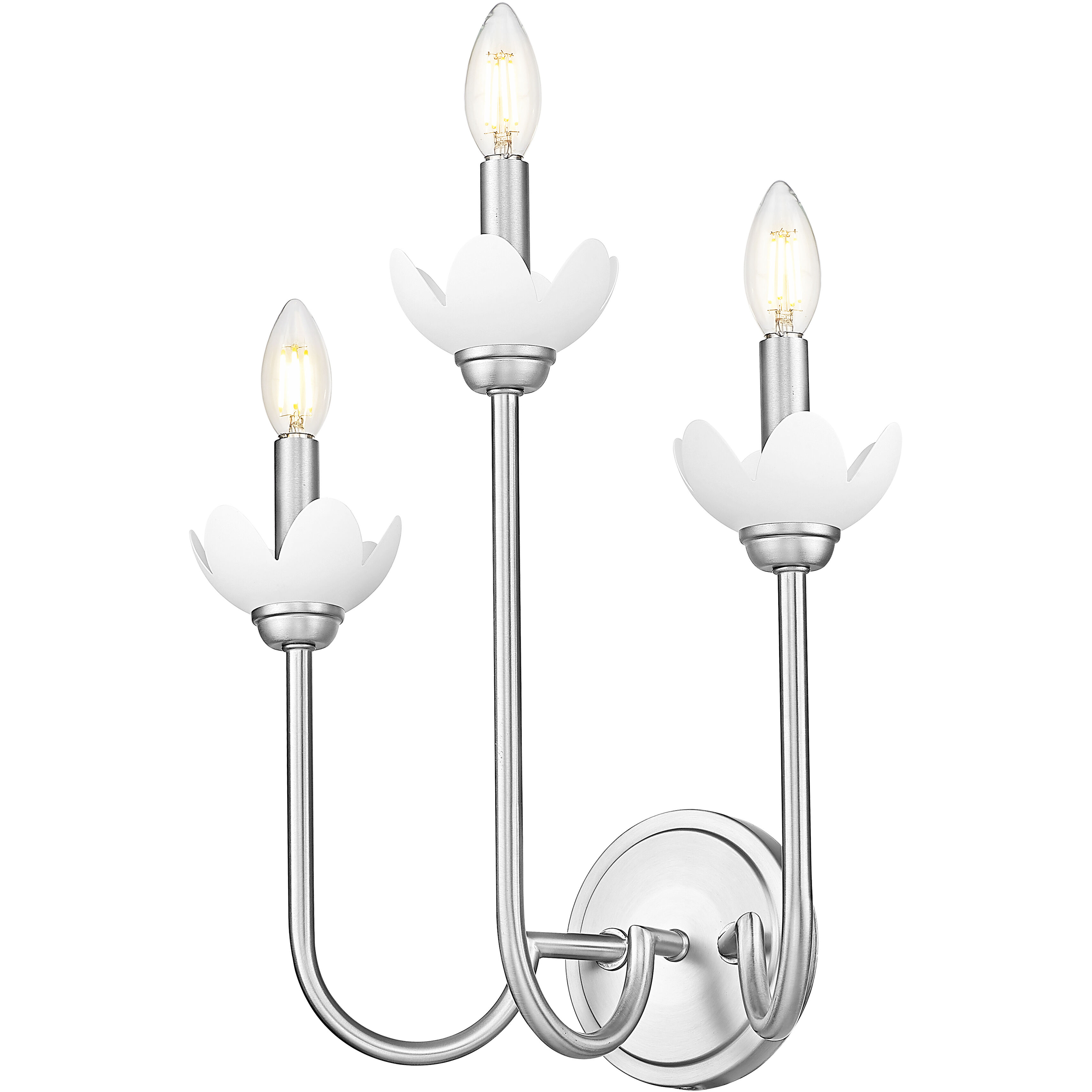 Allistair Wall Sconce Wall Light in Brushed Nickel