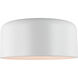 Malone 1 Light 15.75 inch Matte White Ceiling Flush Mount Ceiling Light