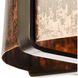 Hill Country 150 watt Matte Black and Darkened Copper Floor Lamp Portable Light