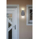 Riga 1 Light 6 inch Anthracite Outdoor Wall Light