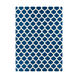 Frontier 132 X 96 inch Blue and Neutral Area Rug, Wool