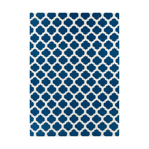 Frontier 132 X 96 inch Blue and Neutral Area Rug, Wool