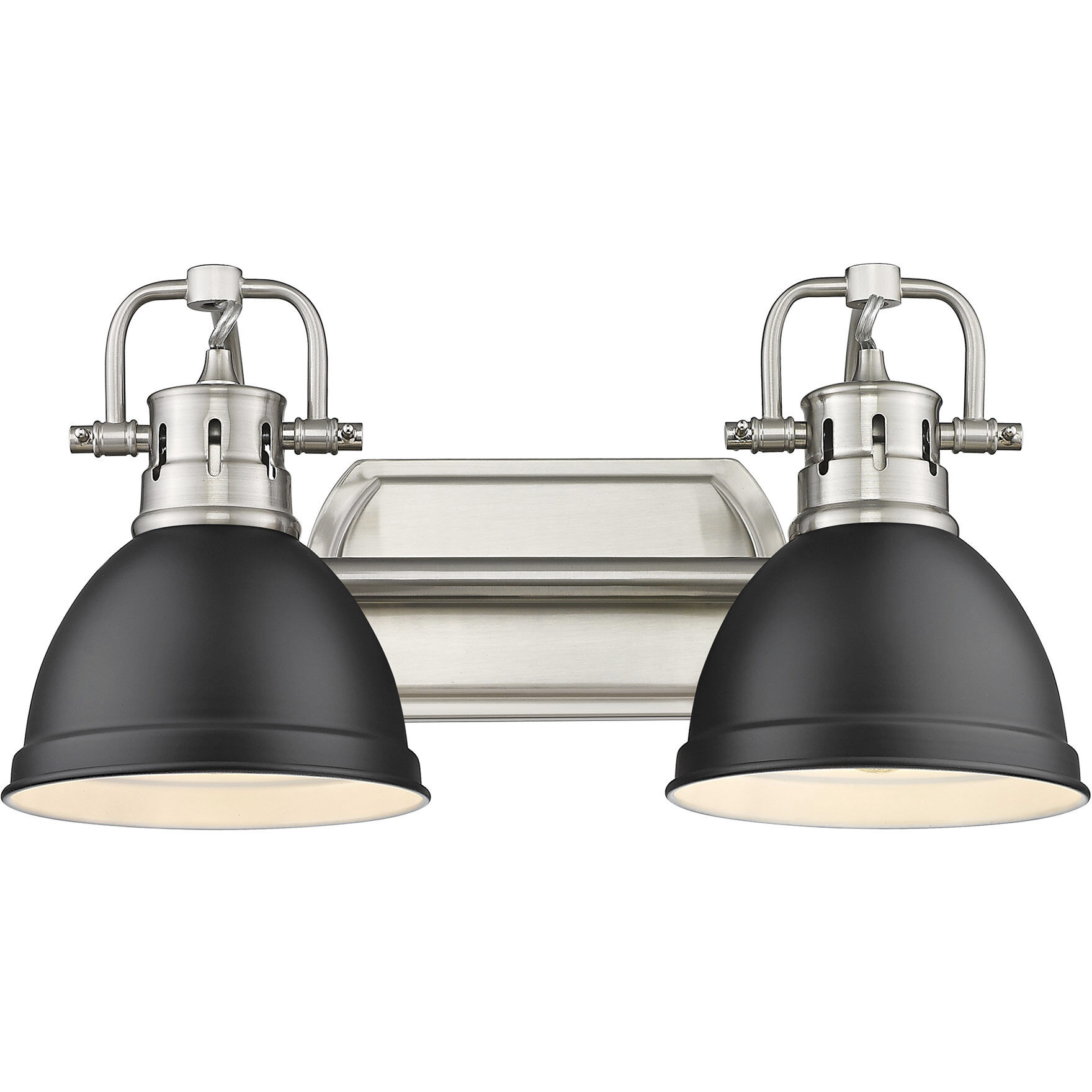Yep Duncan Vanity Wall Light in Pewter, Matte Black