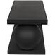 Estelle 62 X 18 inch Matte Black Coffee Table