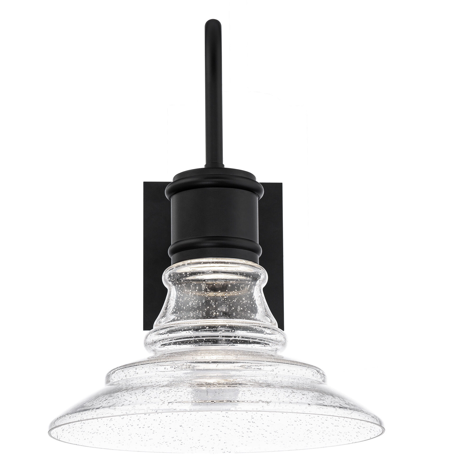 Nantucket LED 16 inch Black Outdoor Wall Light, dweLED