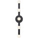 Rezz Wall Sconce Wall Light in Black