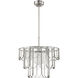 Melody 1 Light 24 inch Brushed Polished Nickel Pendant Ceiling Light