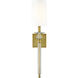 Ava 1 Light 5.5 inch Rubbed Brass Wall Sconce Wall Light