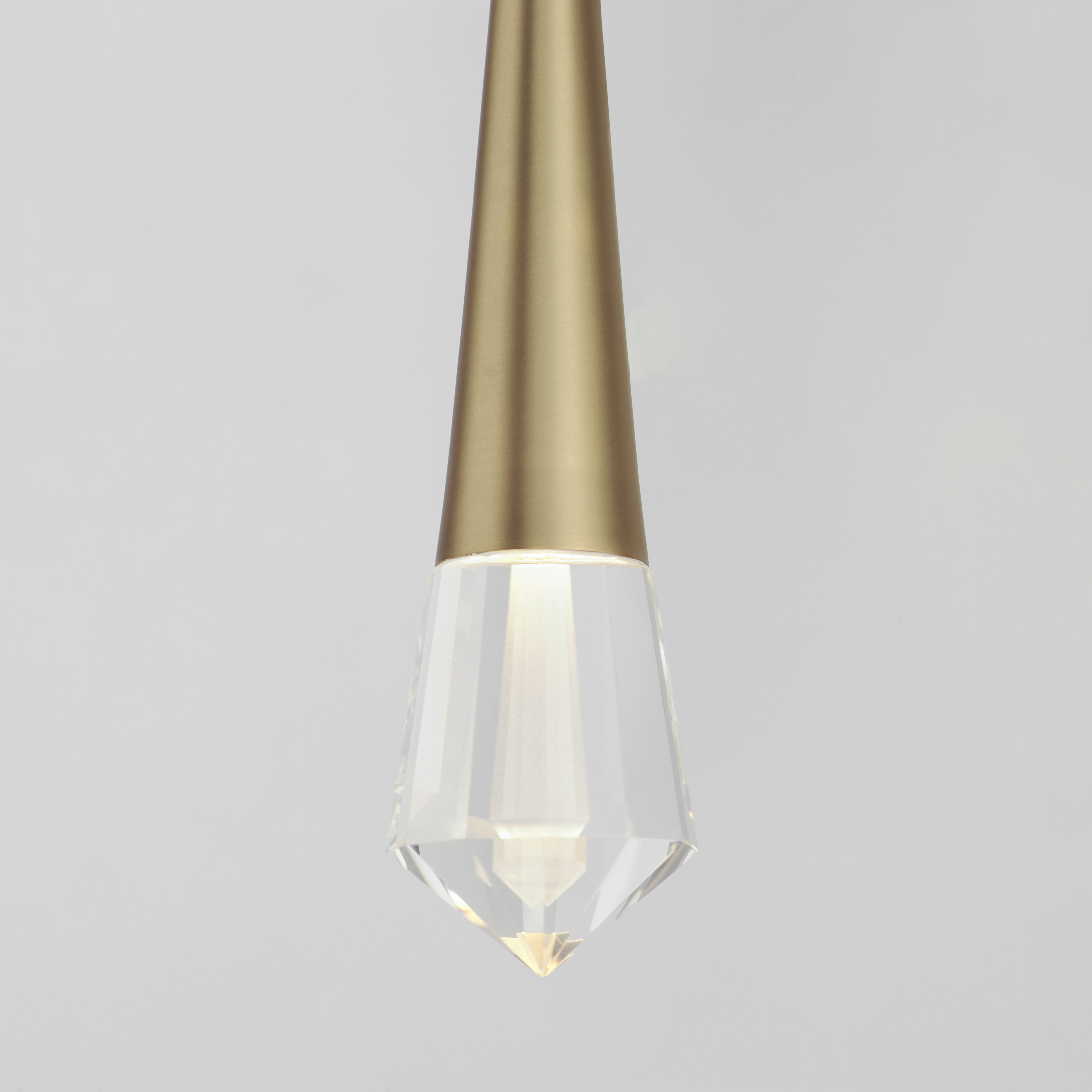 Pierce LED 2.25 inch Gold Single Pendant Ceiling Light