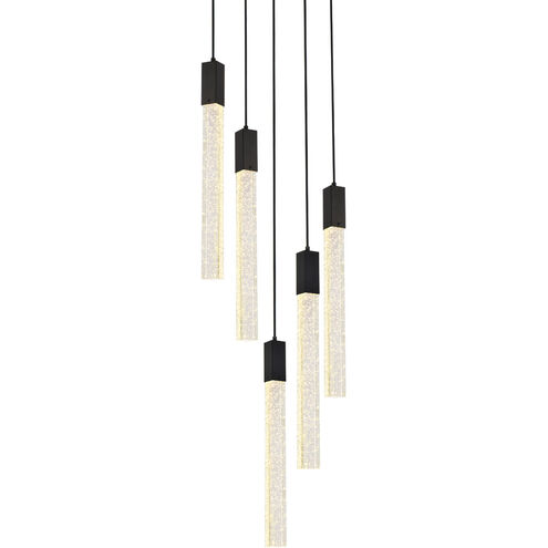 Weston 5 Light 20 inch Black Pendant Ceiling Light