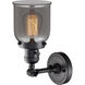 Franklin Restoration Small Bell LED 5 inch Matte Black Sconce Wall Light, Franklin Restoration