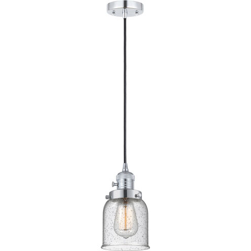 Franklin Restoration Bell LED 5 inch Polished Chrome Mini Pendant Ceiling Light in Seedy