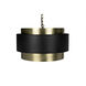 Demetrius 4 Light 24 inch Antique Brass Pendant Ceiling Light