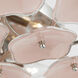 kate spade new york Leighton LED 32.5 inch Polished Nickel Flush Mount Ceiling Light in Blush Tinted Glass, Grande