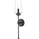Clara Wall Sconce Wall Light in Matte Black