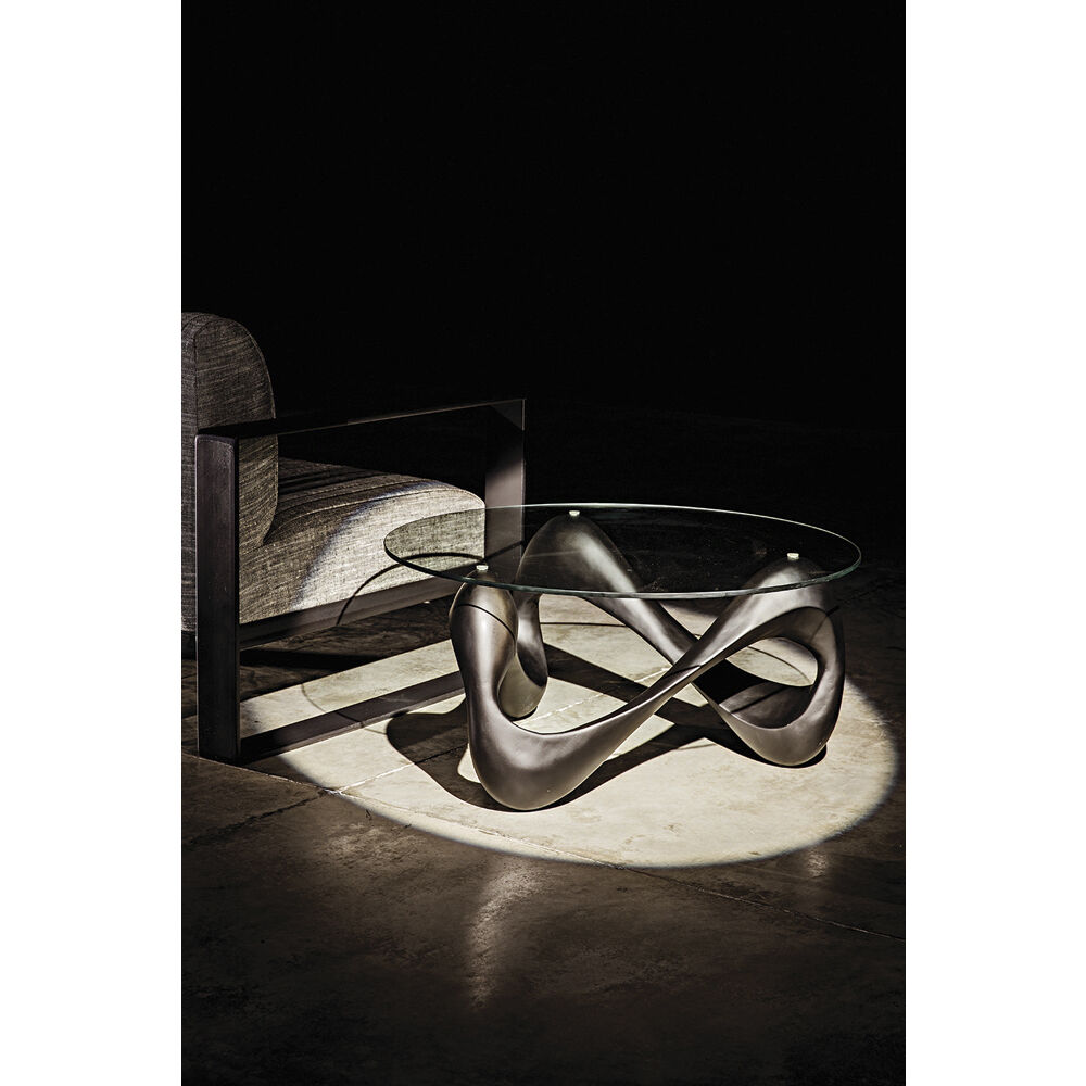 Orion 35.5 X 35.5 inch Black Coffee Table