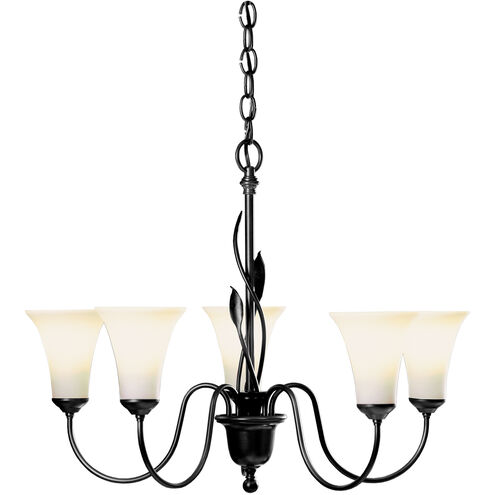 Forged Leaves 5 Light 26 inch Oil Rubbed Bronze Chandelier Ceiling Light