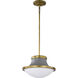 Lafayette 1 Light 14 inch Matte Gray Pendant Ceiling Light