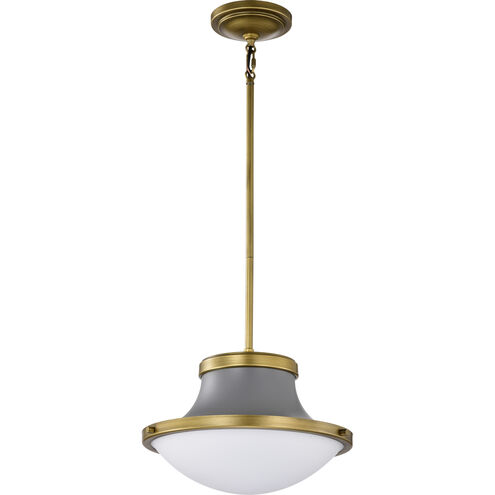 Lafayette 1 Light 14 inch Matte Gray Pendant Ceiling Light