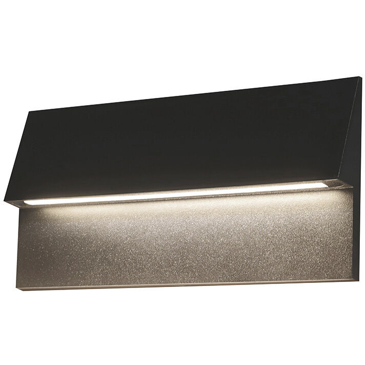 Dawn LED 9 inch Matte Black Wall Sconce Wall Light