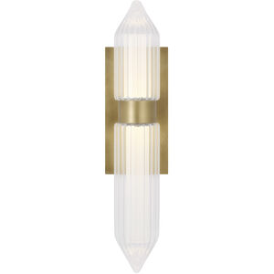 Avroko Langston LED 3.9 inch Plated Brass ADA Wall Sconce Wall Light in 277V, Integrated LED