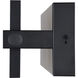 Fremont LED 27 inch Matte Black Bathroom Vanity Wall Light, Rotating Light