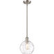 Ballston Athens Water Glass LED 8 inch Brushed Satin Nickel Mini Pendant Ceiling Light
