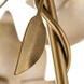 Lowcountry 9 Light Antique Brass and Rose Gold Chandelier Ceiling Light